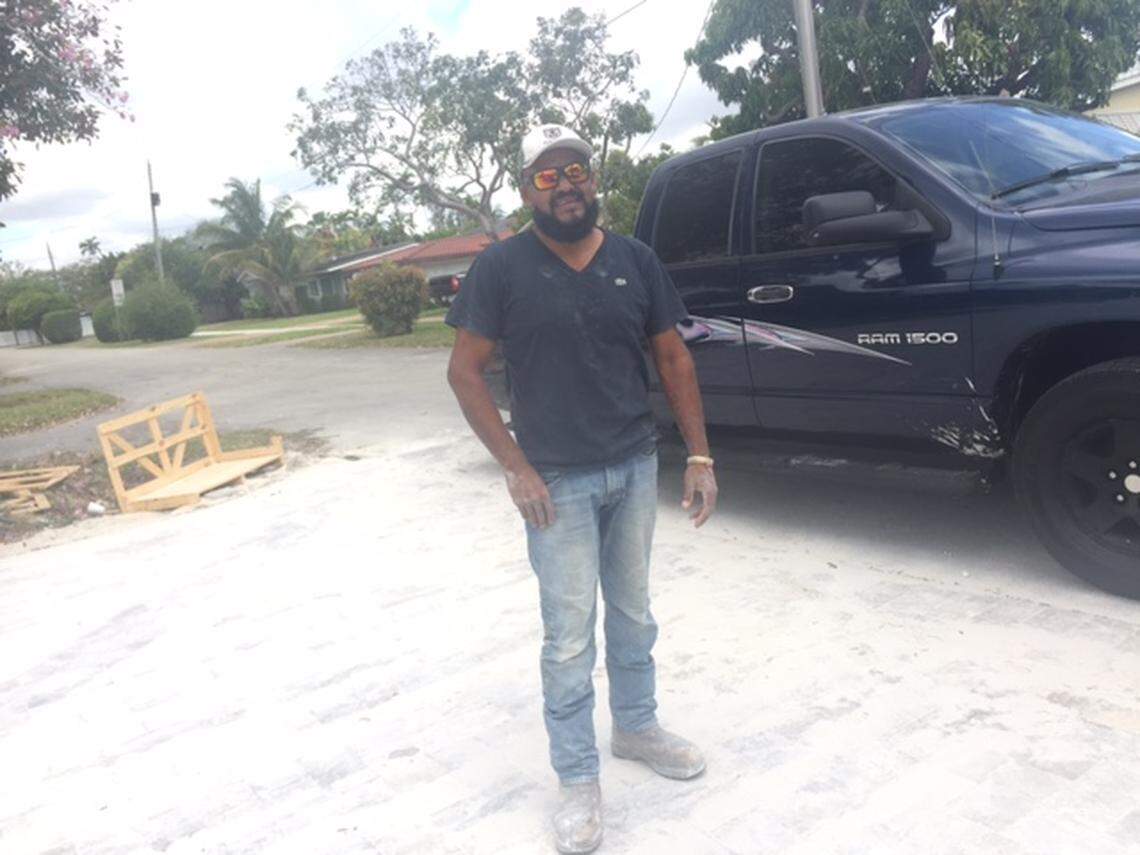 Orlando Molina, owner of Molina Paver, plans to continue working to be prepared for the recession.