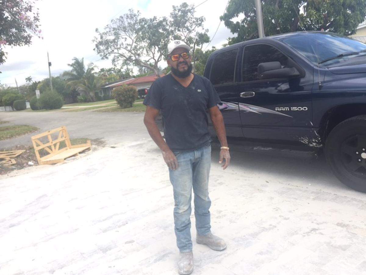Orlando Molina, owner of Molina Paver, plans to continue working to be prepared for the recession.