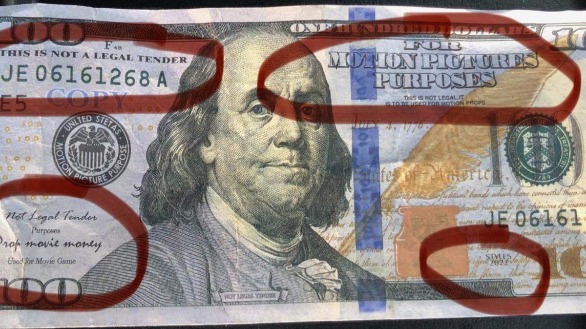 Fake money that was used on film sets is circulating in the Florida Keys, the Monroe County Sheriff’s Office said.