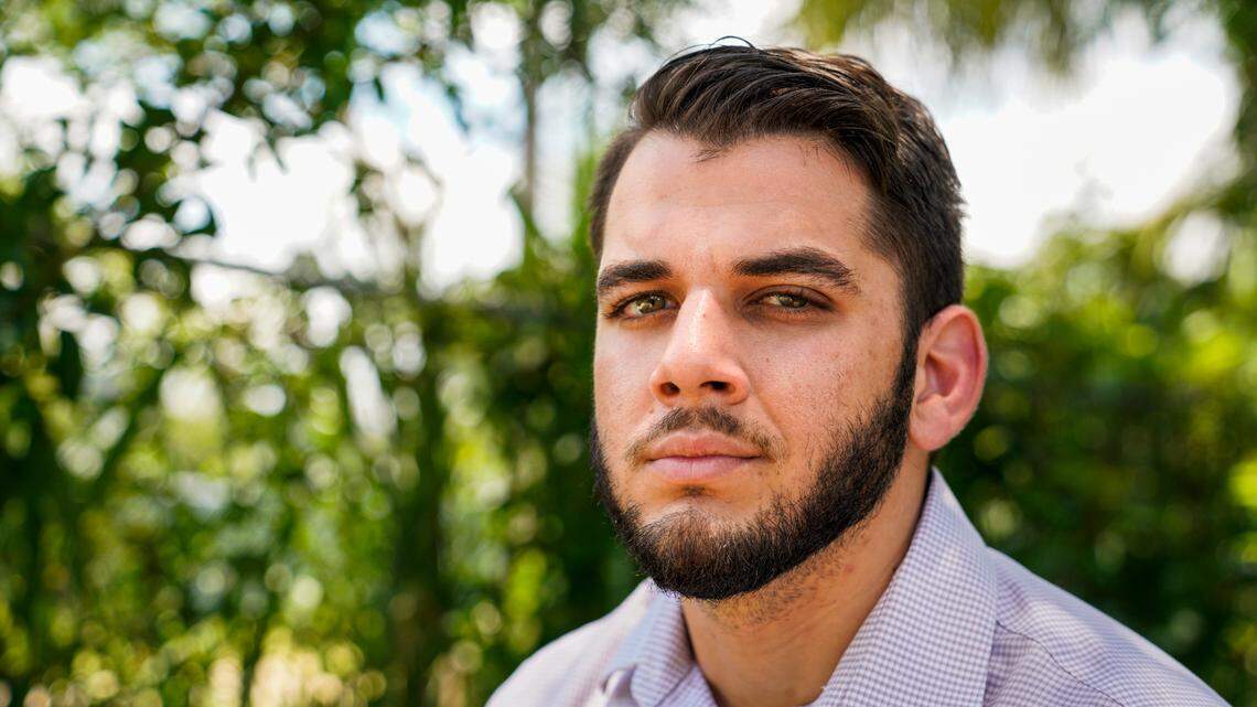 Alian Collazo, photographed by the Tampa Bay Times in 2021, is campaigning to represent Florida’s 115th House District.