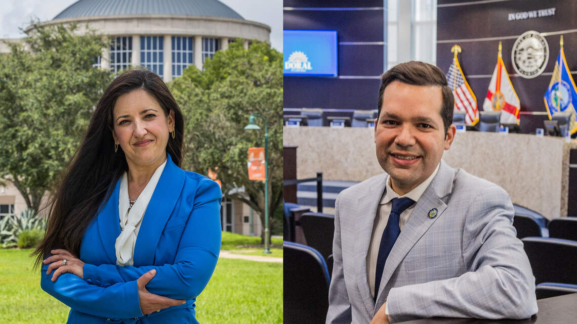 A longtime advocate vs. an incumbent. Meet the candidates for Doral City Council Seat 1