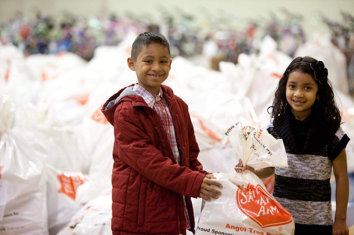 The Salvation Army volunteer bell ringers had less time this year to collect change in their red kettles. Donated money helps provide Christmas meals for the hungry in our community, and toys for needy children.