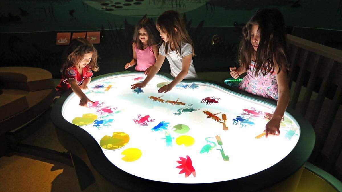 The newly renovated Five Millers Family Foundation Gallery, South Florida and My Gallery and Me at Miami Children’s Museum.