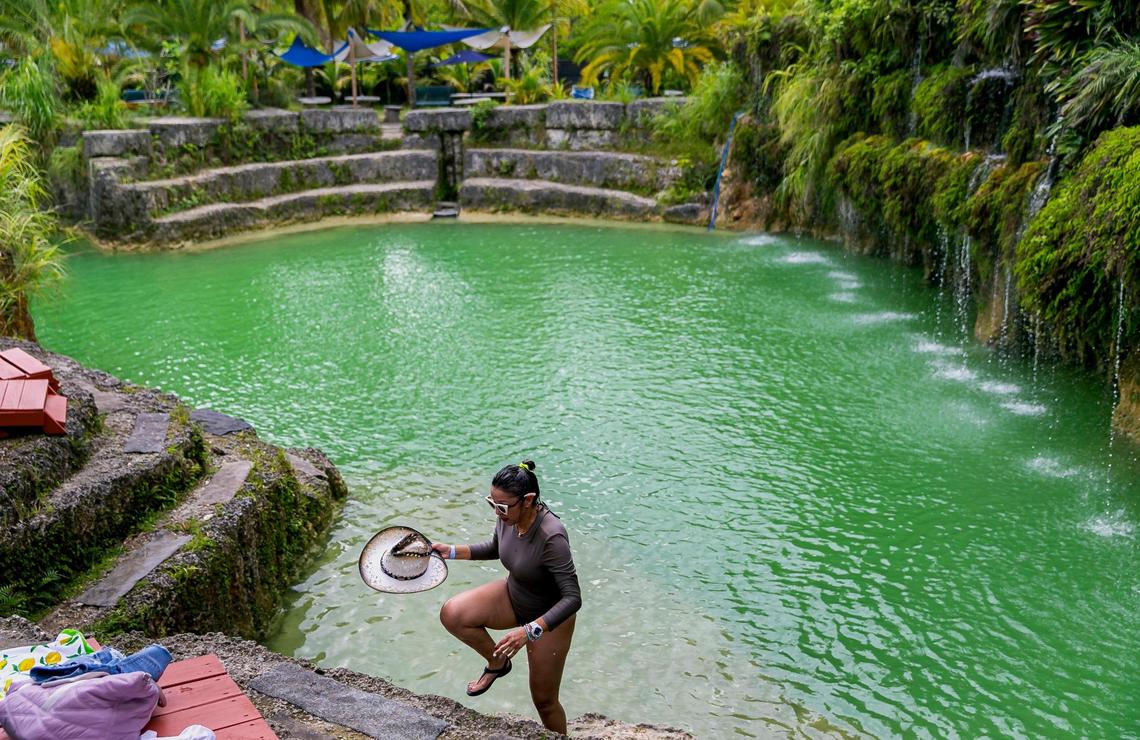 Jacky Bello visits Blue Lagoon Farm Miami.