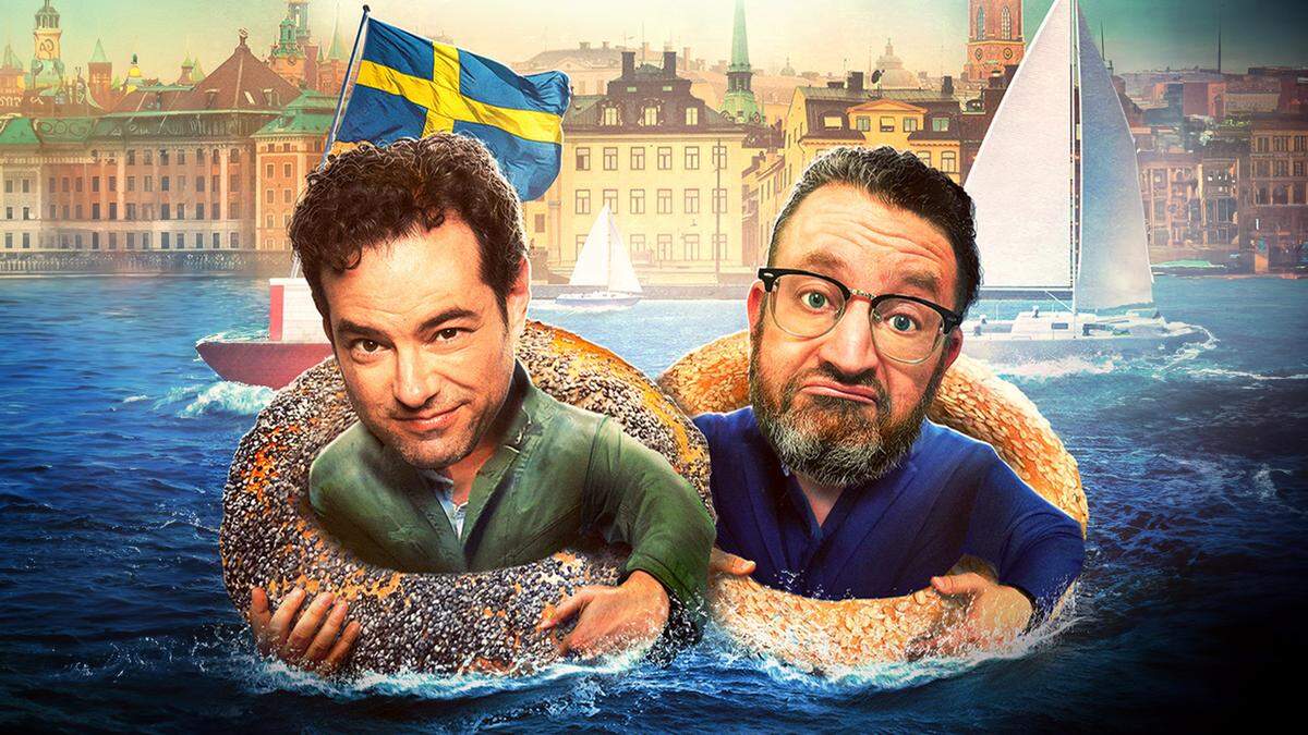 A still image from the comedy film, Swedishkayt: YidLife Crisis in Sweden, which is a part of the lineup of the Miami Jewish Film Festival in 2025.