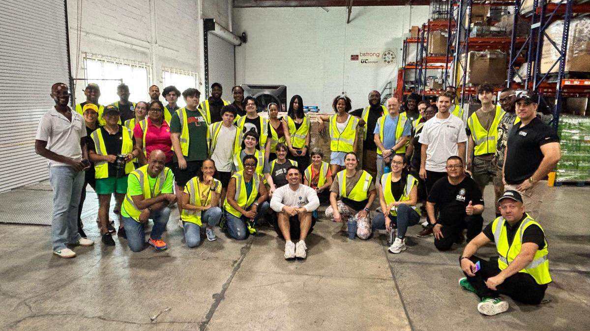 Volunteers from South Florida Caribbean Strong and the Caribbean Bar Association have been packing boxes of supplies at the Global Empowerment Mission HQ in Doral. Global Empowerment Mission, a nonprofit, will distribute the donations to communities in Jamaica impacted by Hurricane Melissa.