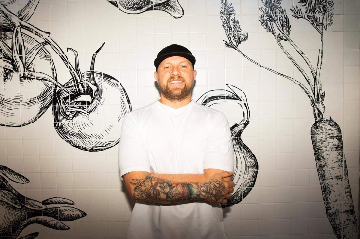 Chef Jeremy Ford at his new restaurant, Salt + Ash, at Hawks Cay Resort on Duck Key.
