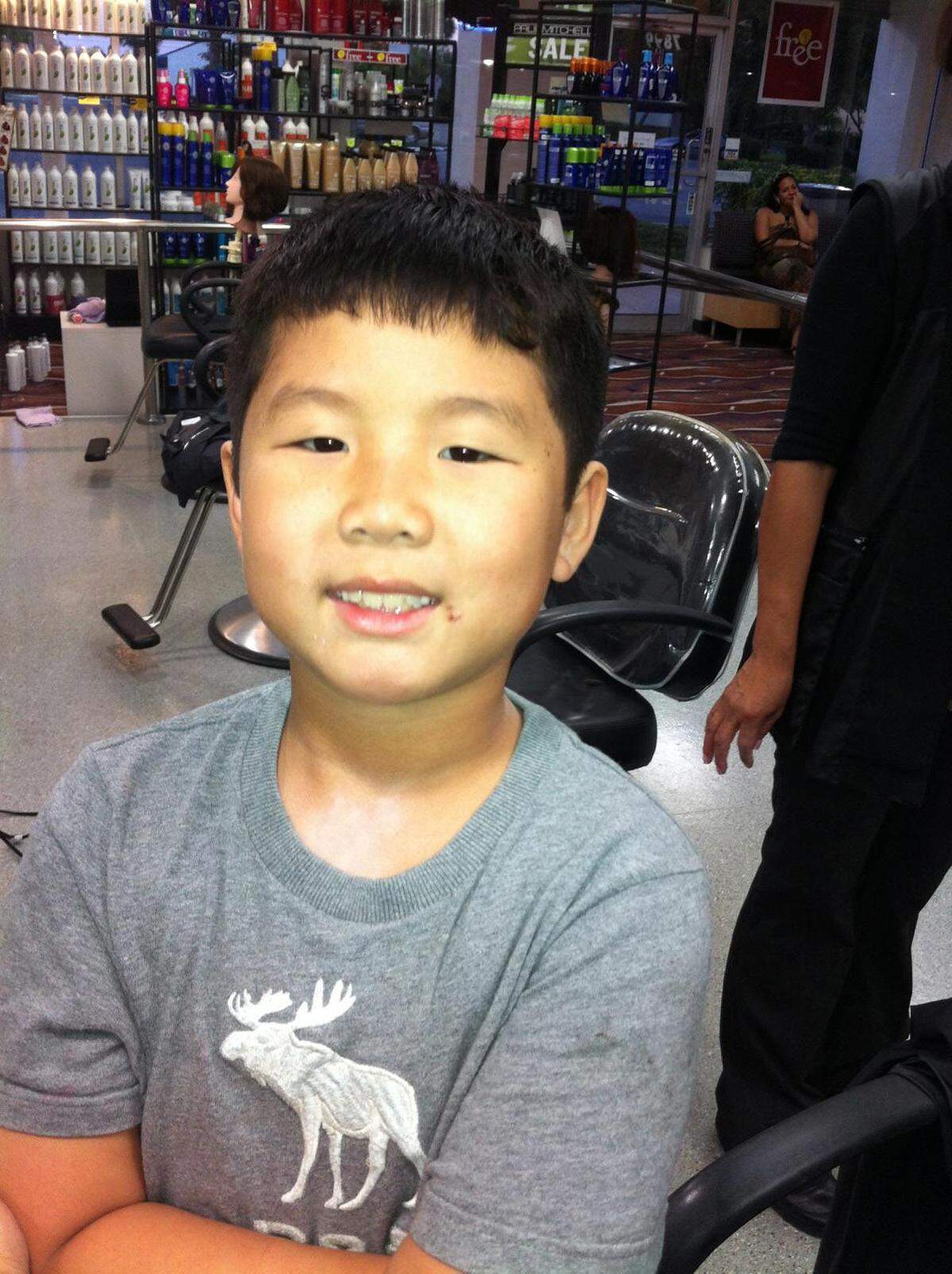 Aaron Vu, the 10-year-old boy who was shot and killed at Hong Kong Nails Salon in northwest Miami-Dade on Nov. 22, 2013. 
