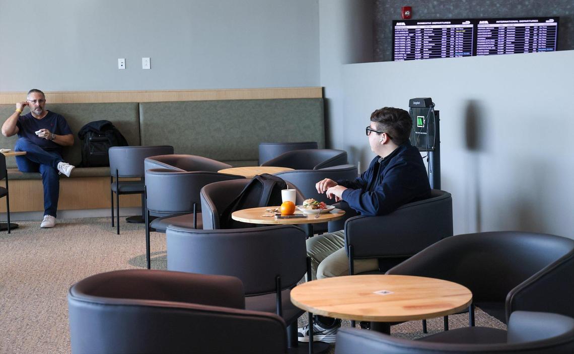 Avianca’s new lounge features a playroom, business center, food, and areas to relax.