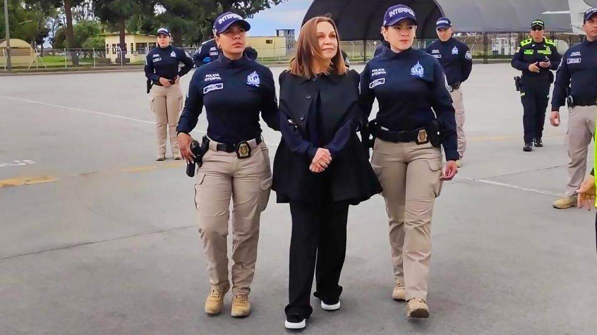 Colombian designer Nancy Gonzalez extradited to the US for smuggling exotic animal skins. Credit: DIJIN