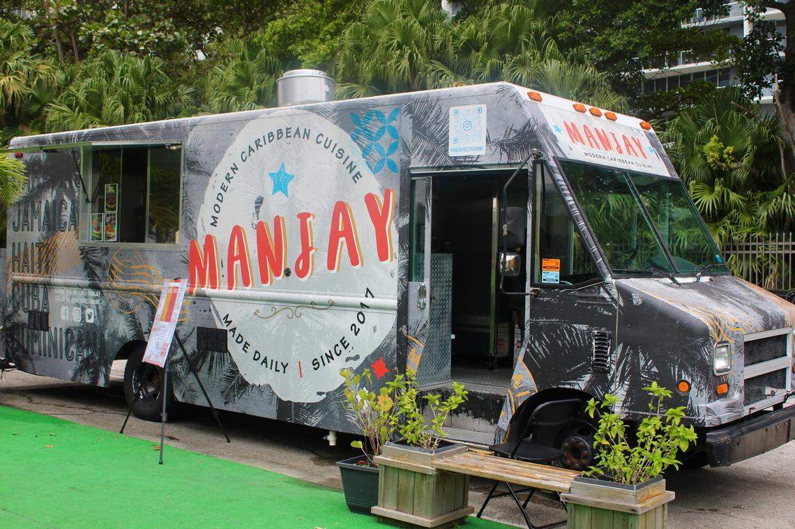 The Manjay food truck will be parked in Brickell.