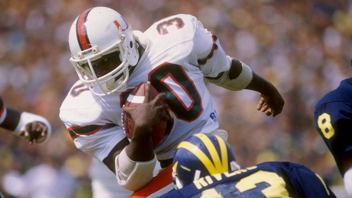 Former UM great Alonzo Highsmith had spoken with Miami about the vacant athletic director’s job.