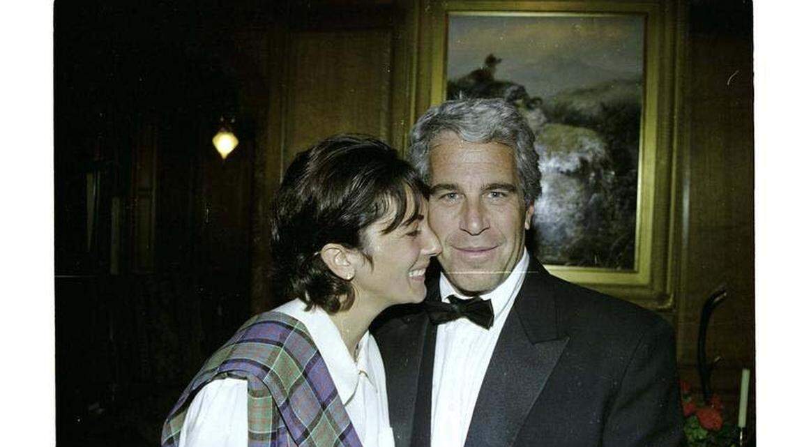 This photo of Jeffrey Epstein and Ghislaine Maxwell, his onetime girlfriend and recruiter of girls and young women, was presented by U.S. Attorney during Maxwell's trial, which occurred after Epstein's death in prison.