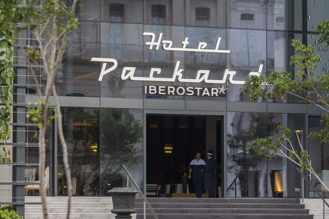 The Iberostar Grand Packard Hotel in Havana is off limits for American travelers.