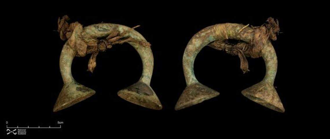 The cup-ended pieces were similar to other objects found in nearby Ireland.