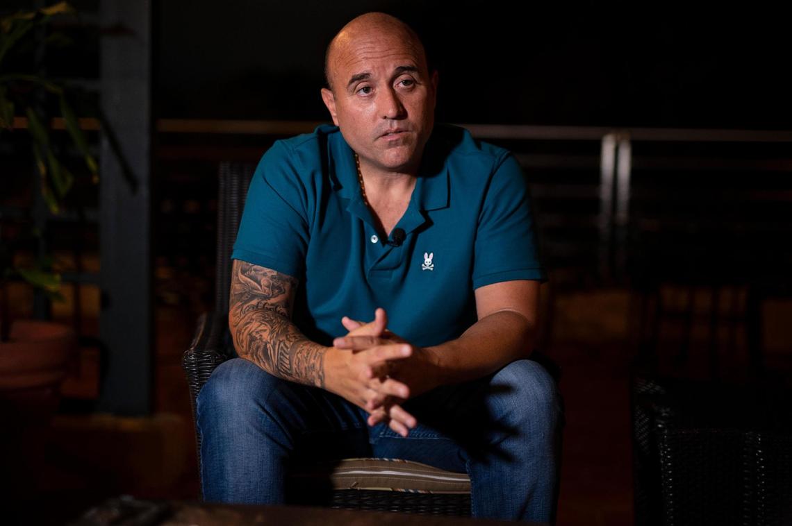 Jose Irizarry, a once-standout DEA agent sentenced to more than 12 years in federal prison for conspiring to launder money with a Colombian cartel, speaks during an interview the night before going to a federal detention center, in San Juan in January. “You can’t win an unwinnable war. DEA knows this and the agents know this,” Irizarry says. “There’s so much dope leaving Colombia. And there’s so much money. We know we’re not making a difference.”