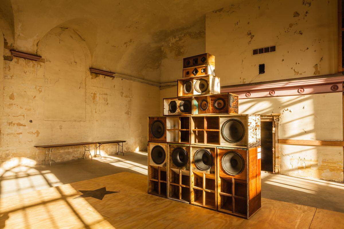 “Recapturing Memories of the&nbsp;Black&nbsp;Ark” by artist Gary Simmons will be brought to life with poetry and music at Pérez Art Museum Miami.