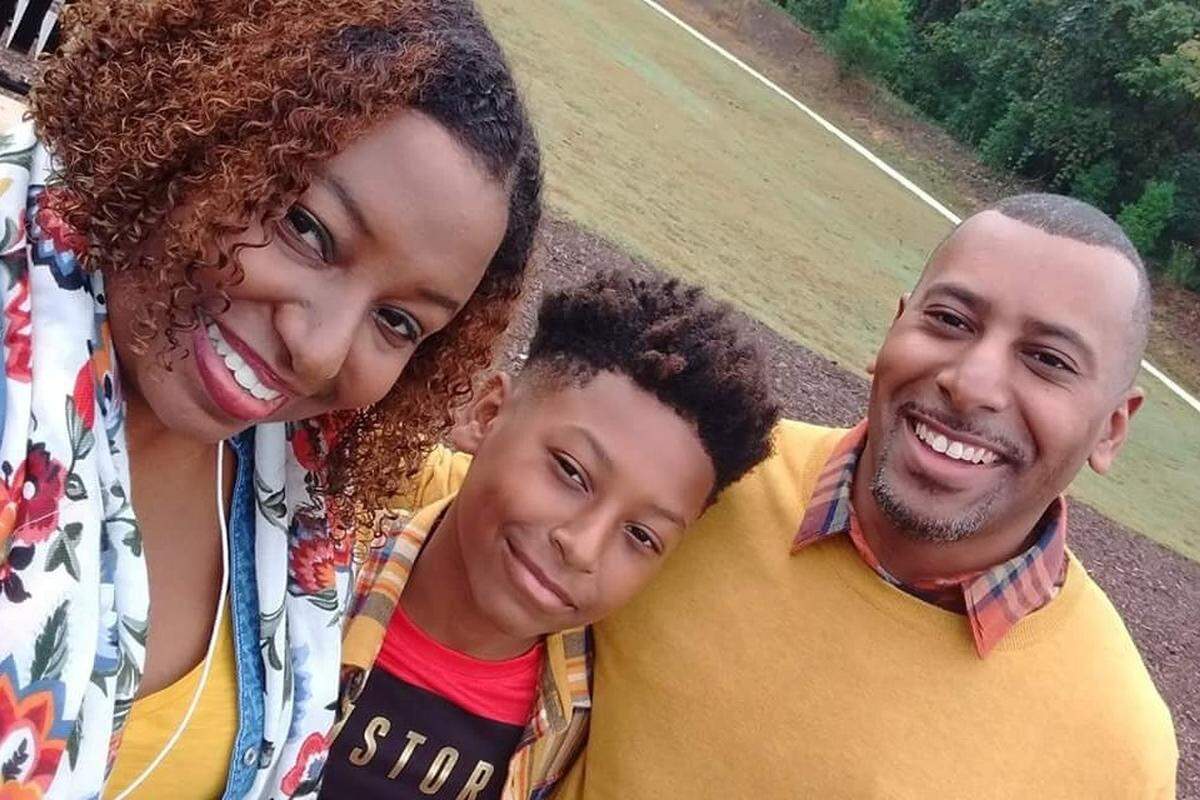 Maleka Jackson, her 12-year-old son, and husband Tiran Jackson. Maleka Jackson died Saturday during an explosion on a Bahamas tour boat.