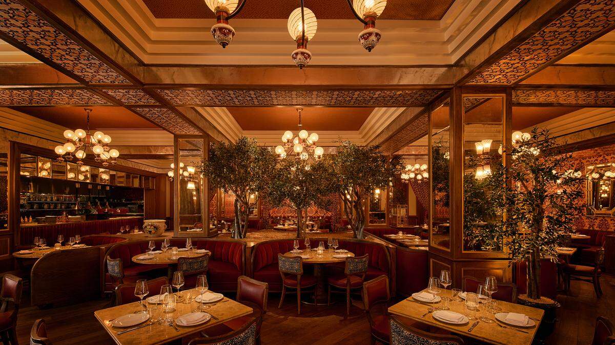 The opulent Roman restaurant Mother Wolf from Los Angeles is now open in Miami’s Design District.