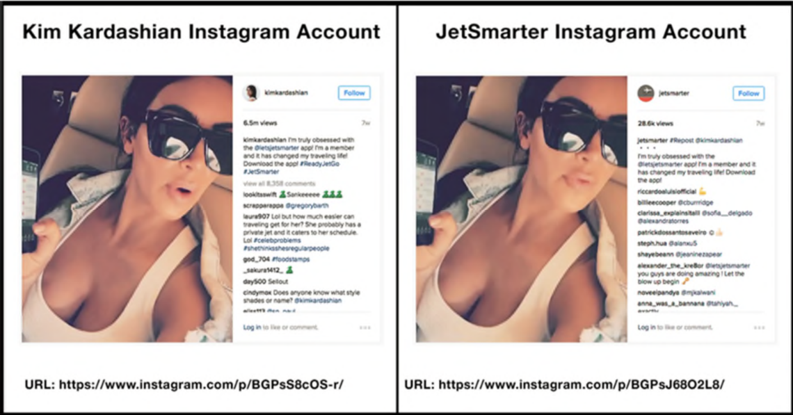 A lawsuit alleges that neither JetSmarter nor Kim Kardashian initially disclosed the megaceleb was a paid endorser of the Fort Lauderdale-based startup.