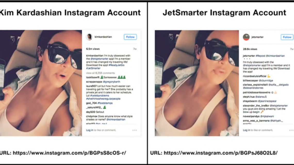 A lawsuit alleges that neither JetSmarter nor Kim Kardashian initially disclosed the megaceleb was a paid endorser of the Fort Lauderdale-based startup.