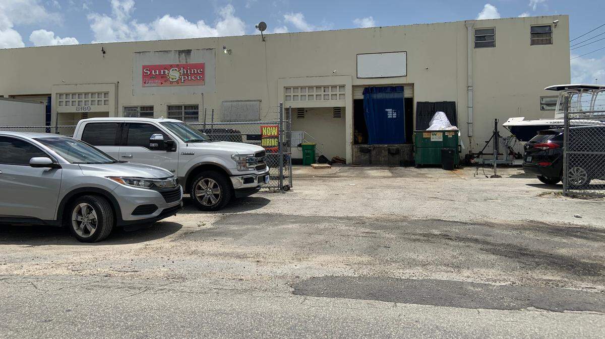 There were cleanliness problems when the state inspector stopped in at Sunshine Spice on July 8, including the open dumpster visible in this Monday, July 18 photo.