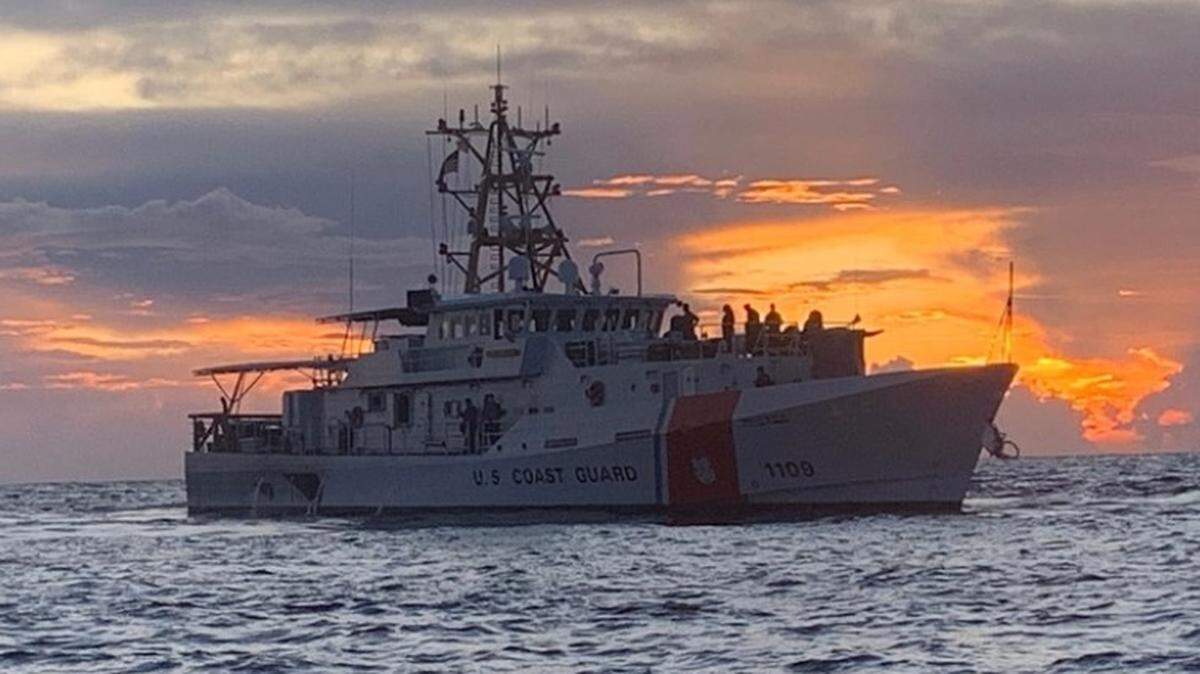 The Coast Guard cutter William Trump took part in a search for a woman who went overboard from a cruise ship Thursday, Jan. 1, 2026, as it sailed off Cuba.