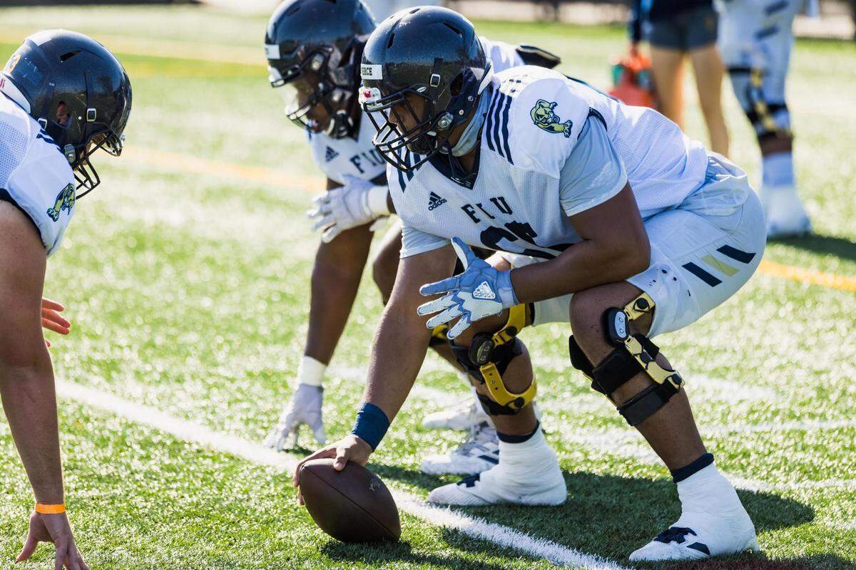 FIU center Julius Pierce figures to be the team’s starter at the position next fall after transferring back from Middle Tennessee.