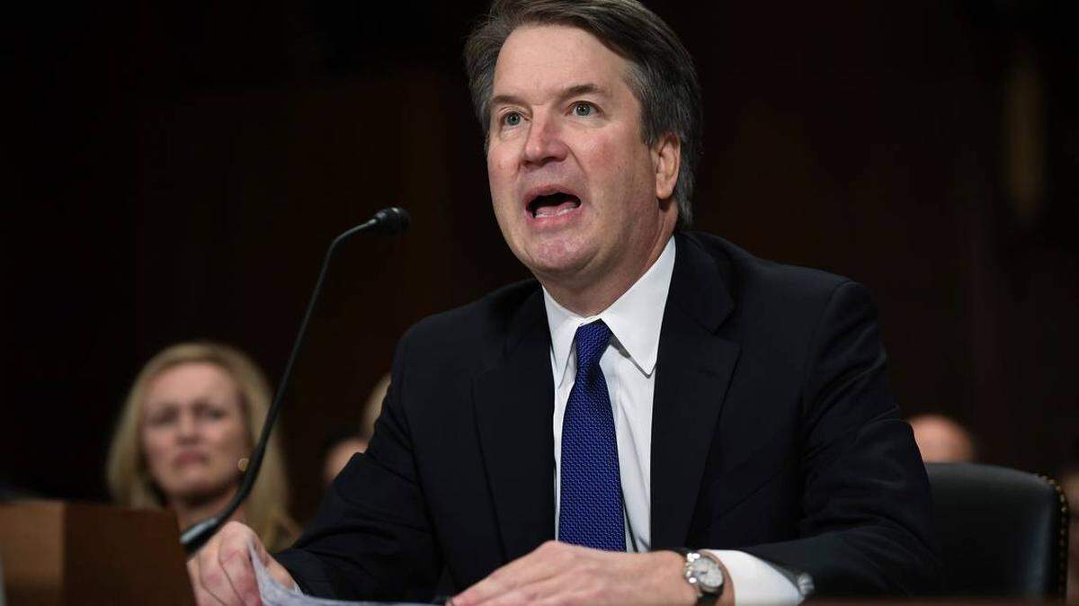 Supreme Court nominee Judge Brett Kavanaugh is sworn in before testifying before the Senate Judiciary Committee, Thursday, Sept. 27, 2018 on Capitol Hill in Washington.