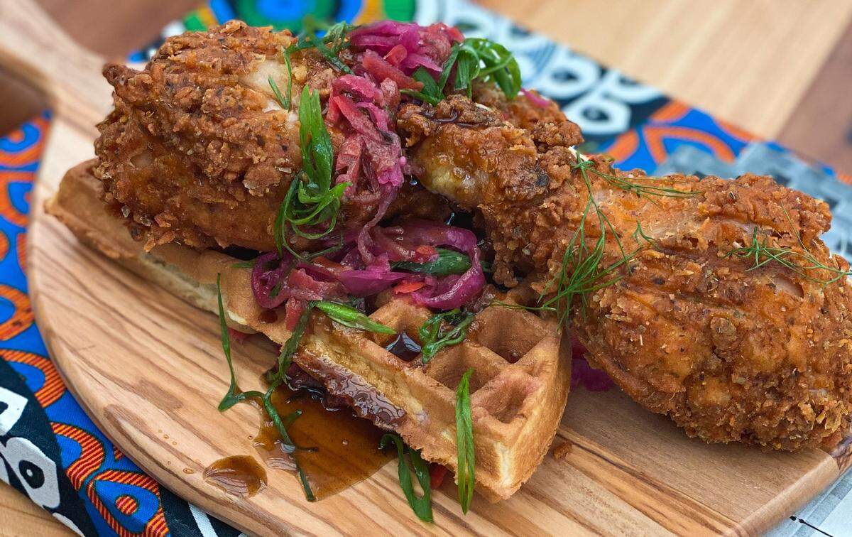 CK’s Chicken Waffles