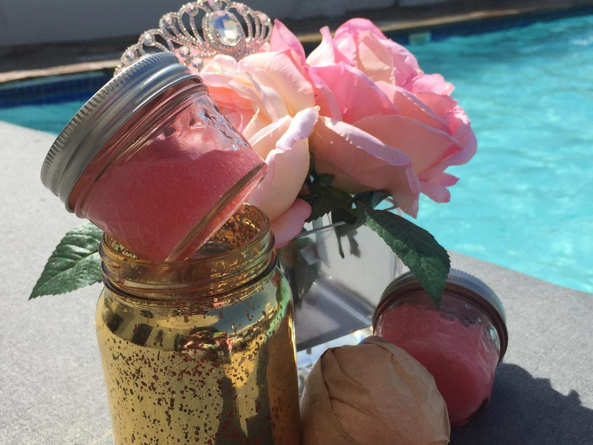 The sugar scrubs made by Nia Levy, 11, who created a spa line for girls, featuring environmentally safe sugar scrubs sold in reusable mason jars and a line of tinted lip balms that are Mom-approved.