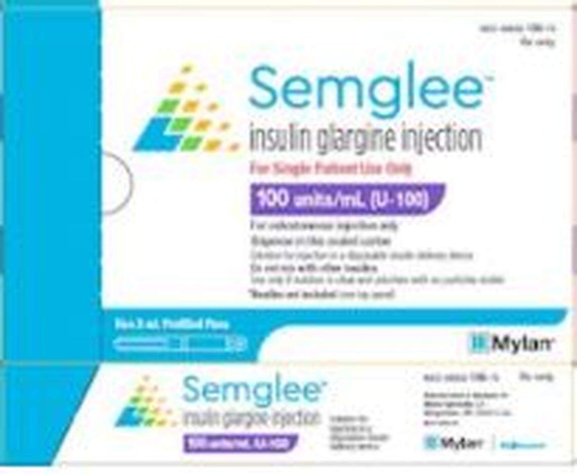 The carton label for the recalled batch of pens.