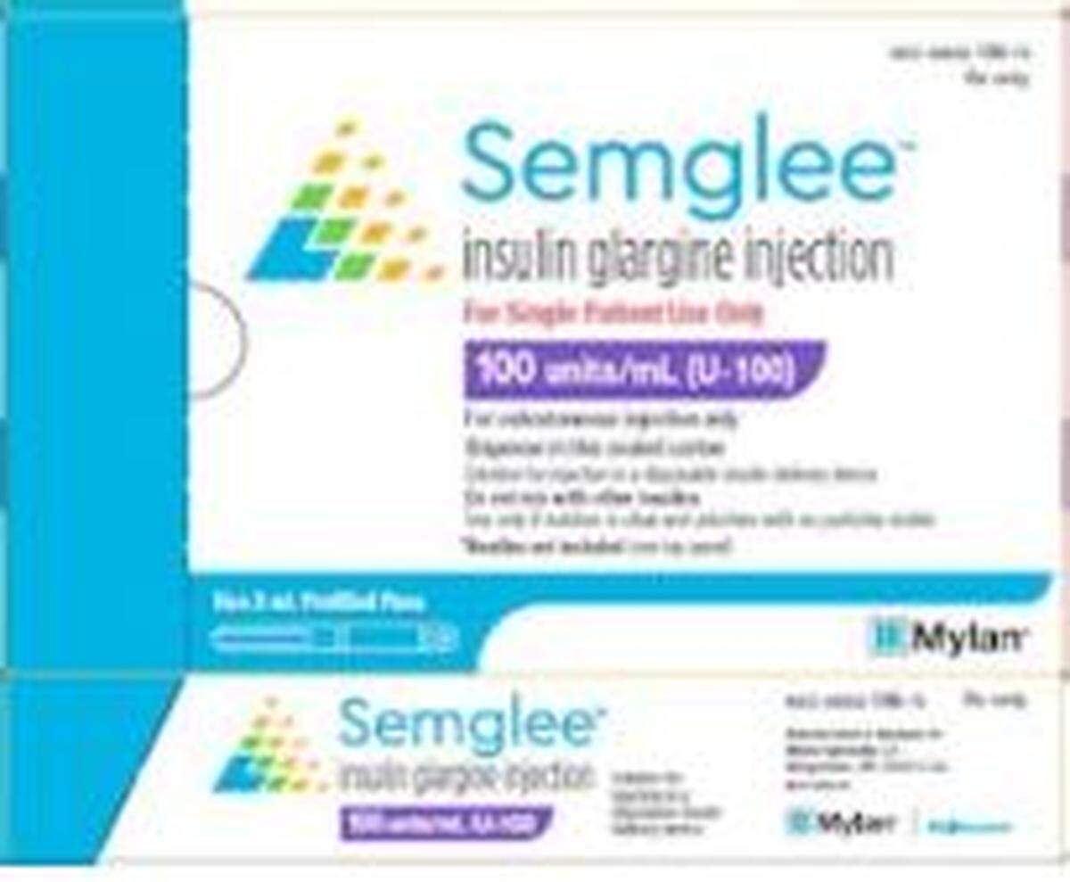 The carton label for the recalled batch of pens.