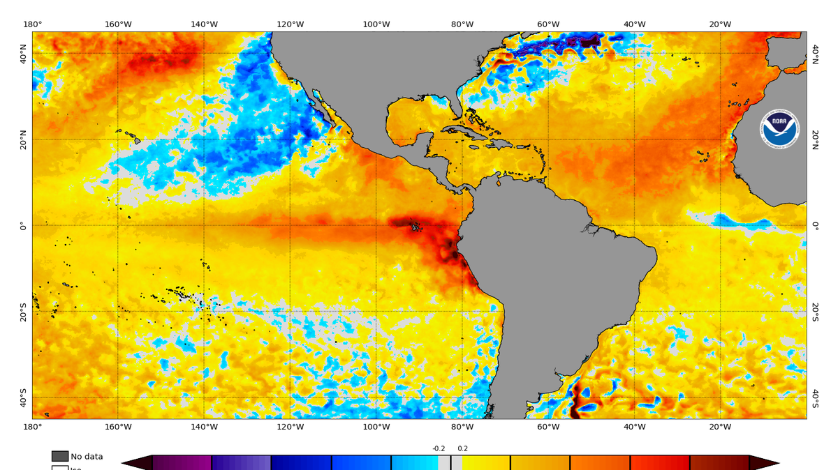 Satellite data show the tropical Atlantic ocean is almost three degrees Celsius hotter than normal, which could spark an active and early hurricane season.