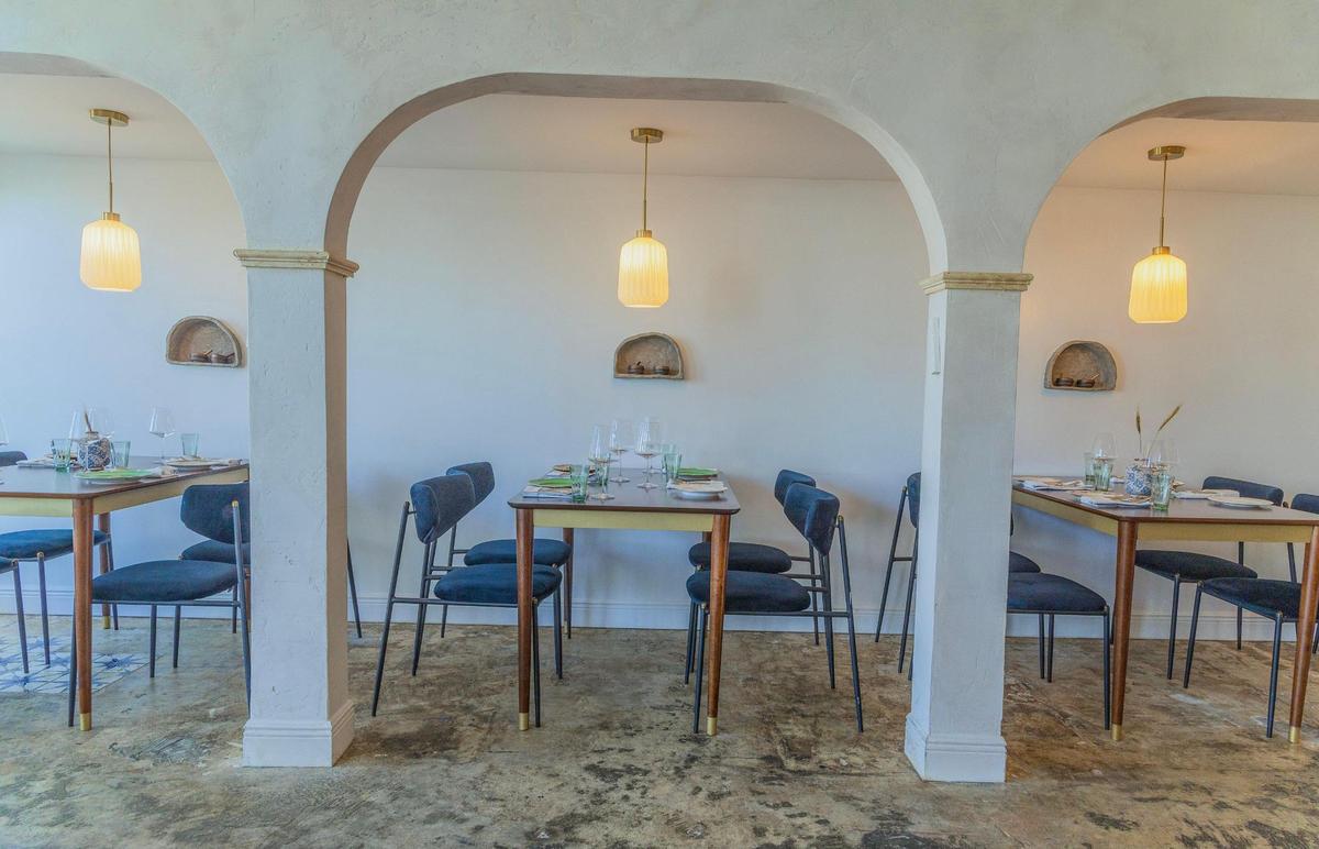 The interior of Mutra Israeli restaurant in North Miami.