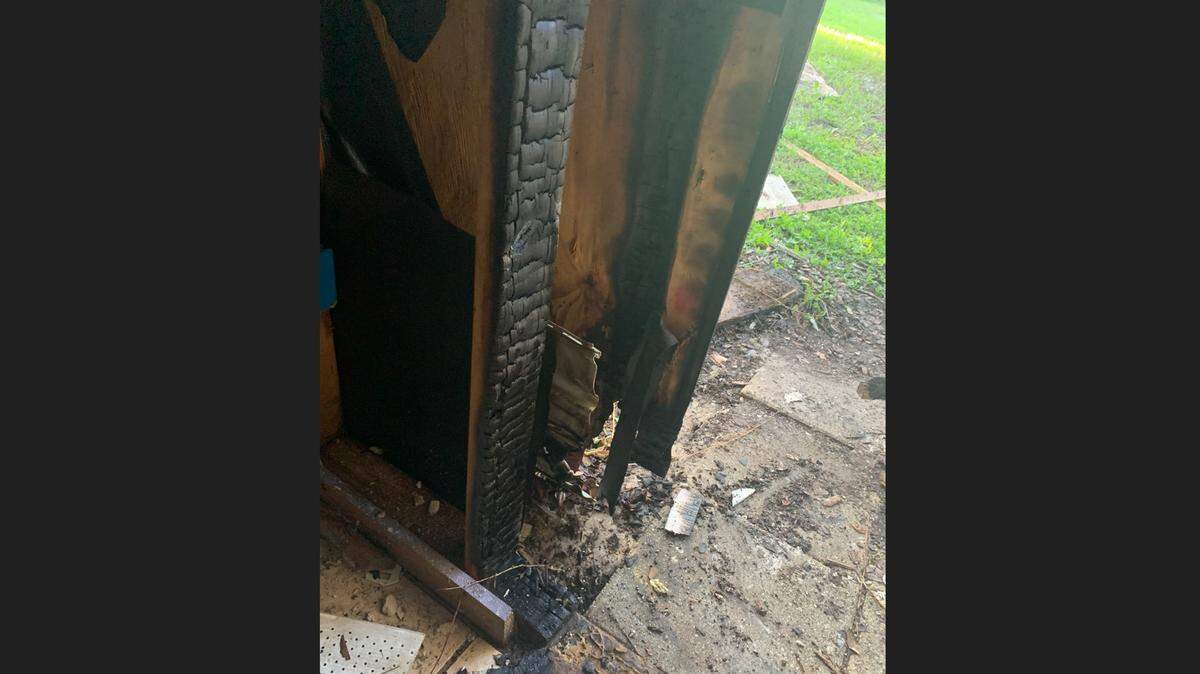 A Florida woman, “heated over relationship issues,” was arrested and charged with for starting a fire at  a home in North Fort Myers, authorities from the Lee County Sheriff’s Office say.