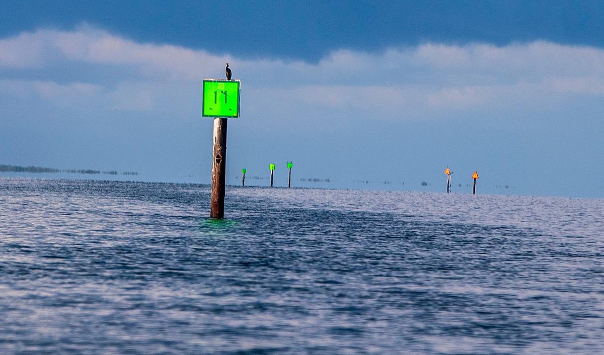 View of the channel going South towards Key Largo and Ocean Reef Club in the intracoastal Waterway on Biscayne Bay, where a tragic boat crash happened last Sunday September 4th, killing Miami-Dade County high school senior Luciana Lucy Fernandez and sending 14 people into the water. on Thursday September 08, 2022.