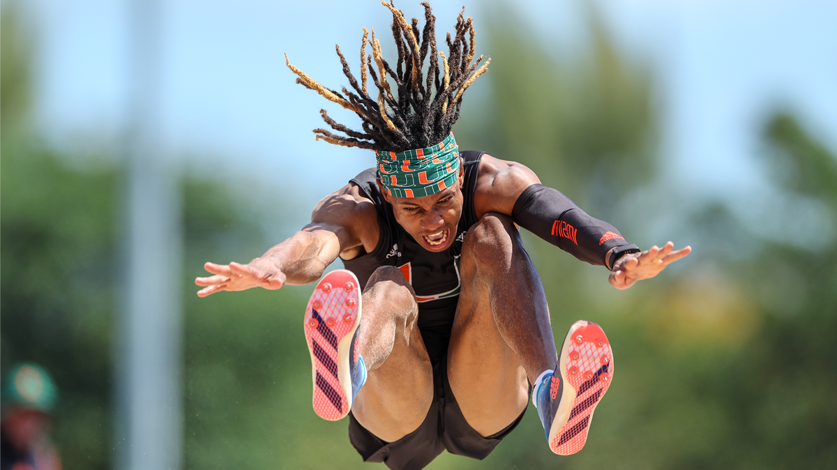 University of Miami triple jumper Russell Robinson went from walk-on to Team USA Olympian for the Paris Games.