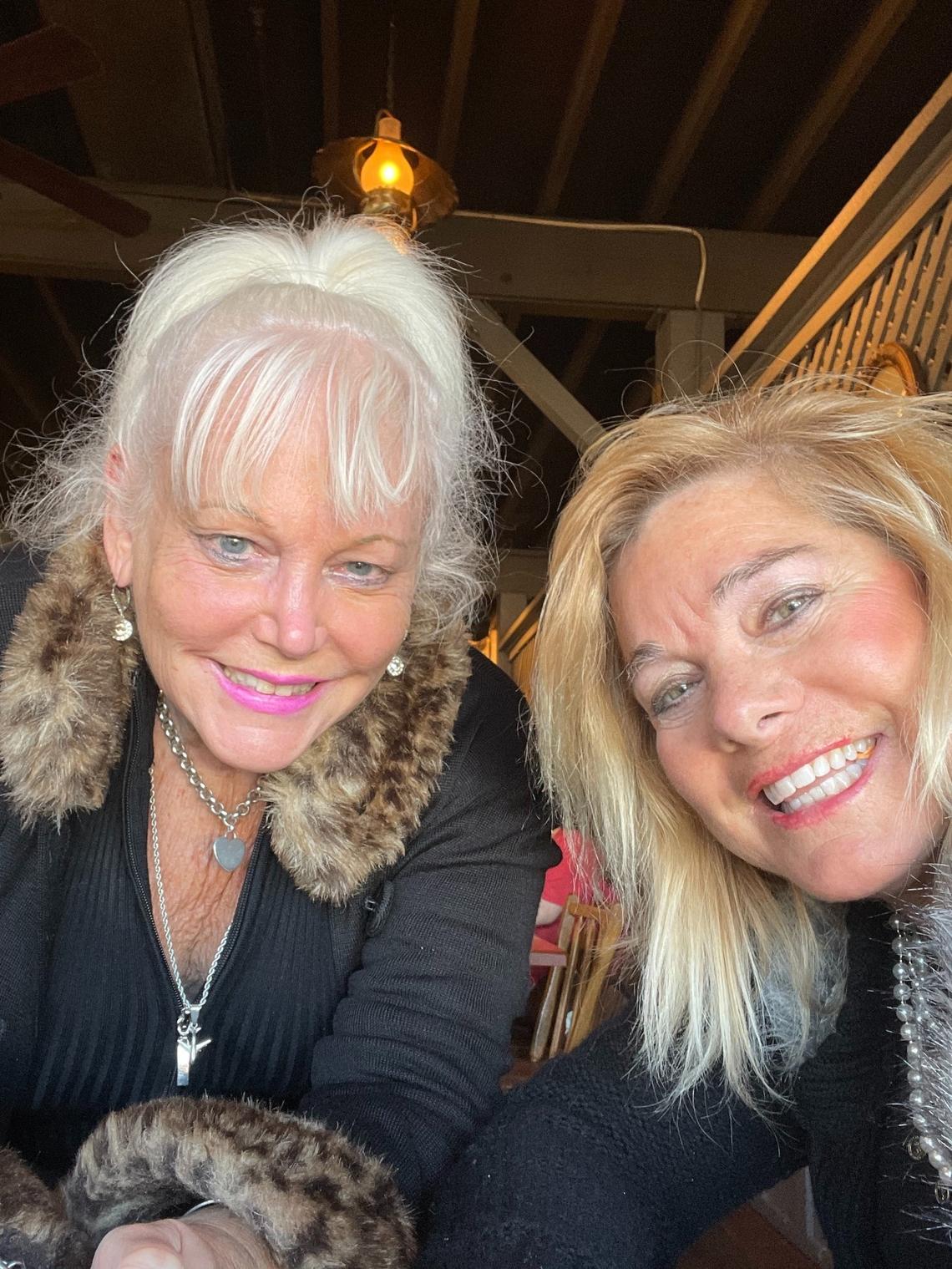 Elaine Sabino (left) and Shelly Angle (right). Sabino is still missing after the collapse of Champlain Towers South in Surfside, FL.