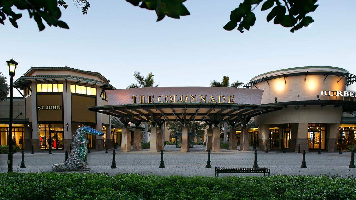 Six new stores recently opened in the Sawgrass Mills outlet mall in Sunrise. A section of the mall called the Colonnade is shown in this photo.