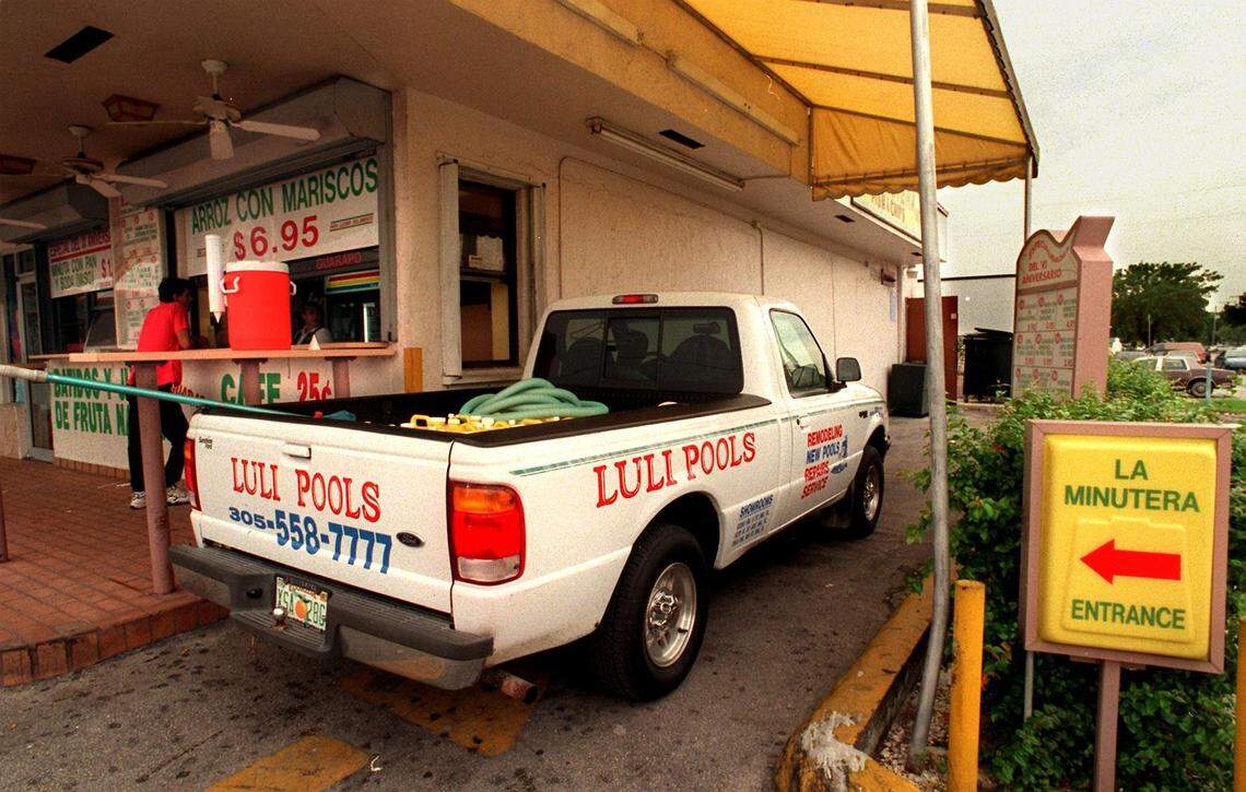 In 1999, a drive-through customer in Hialeah.