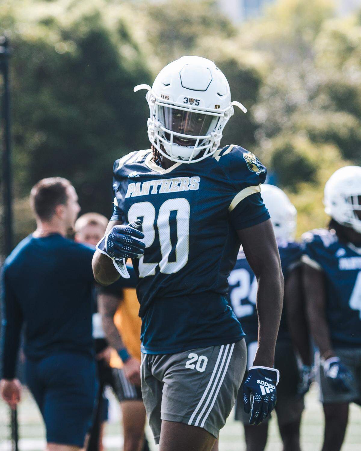 FIU cornerback J.T. Anderson joined the Panthers after transferring from Bryant University.