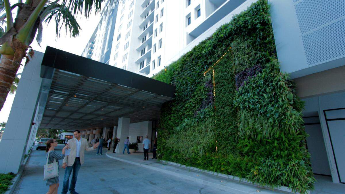 The environmentally focused 1 Hotel South Beach reopened in 2015 after a $500 million renovation.