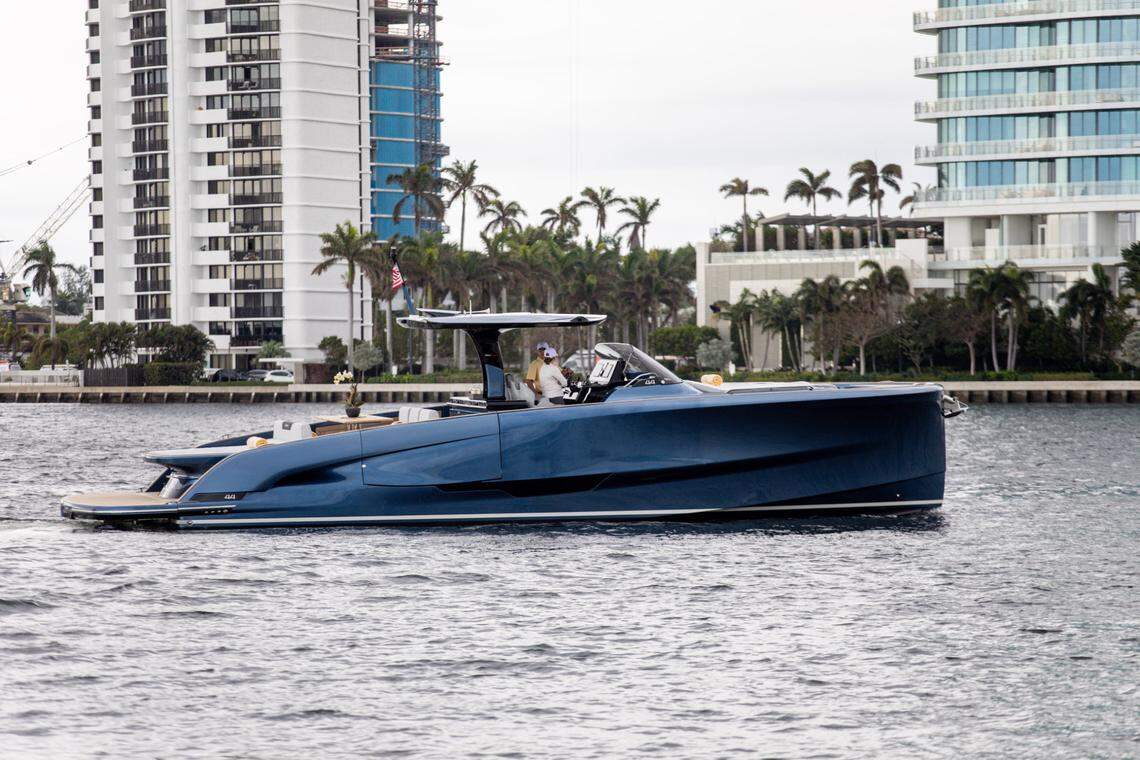 Cruise Palm Beach in serious style aboard the BC One, a 44-foot Italian-designed yacht exclusive to hotel guests.