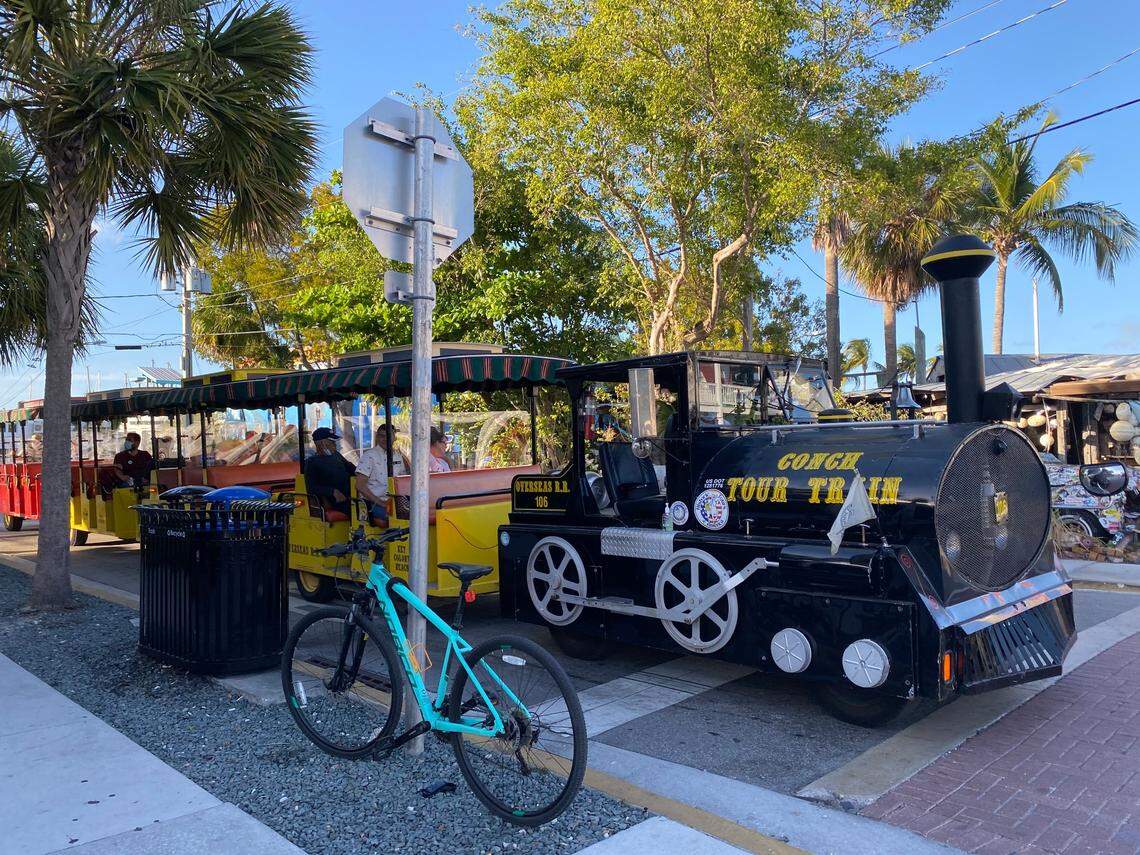 The Conch Train Tour is a popular sightseeing attraction in Key West.