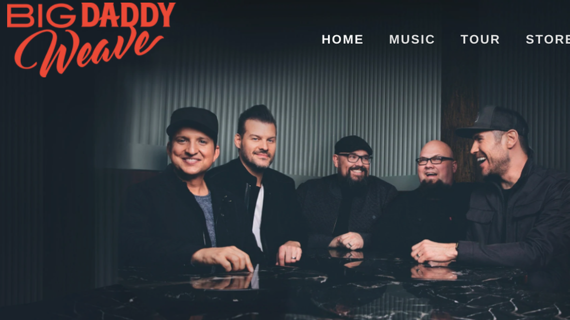 Big Daddy Weave bassist Jay Weaver, fourth from left, died Sunday, Jan. 2 of COVID-19, his brother announced.