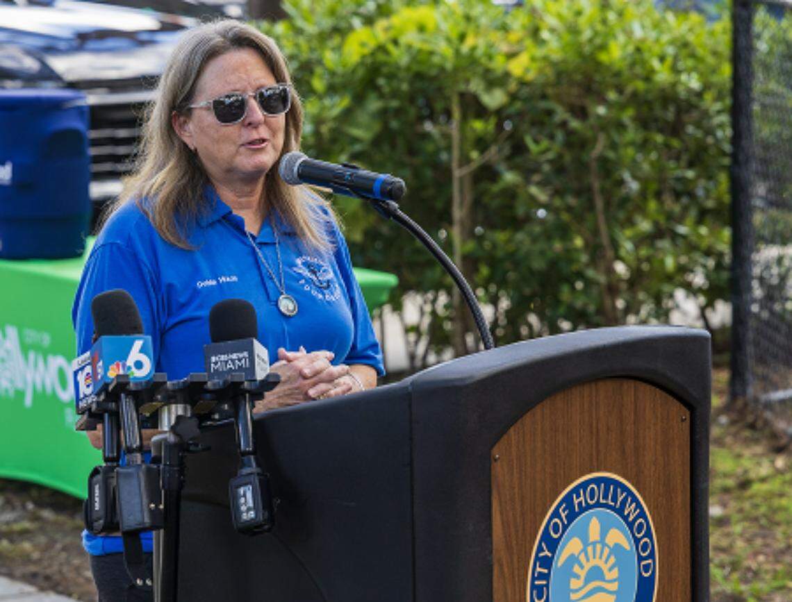 Debra Hixon says of her husband, Chris: ‘I’m sure he is just so happy looking down that his legacy and his memory will go on forever, and not because he was murdered on February 14 but because he lived every day before that.’