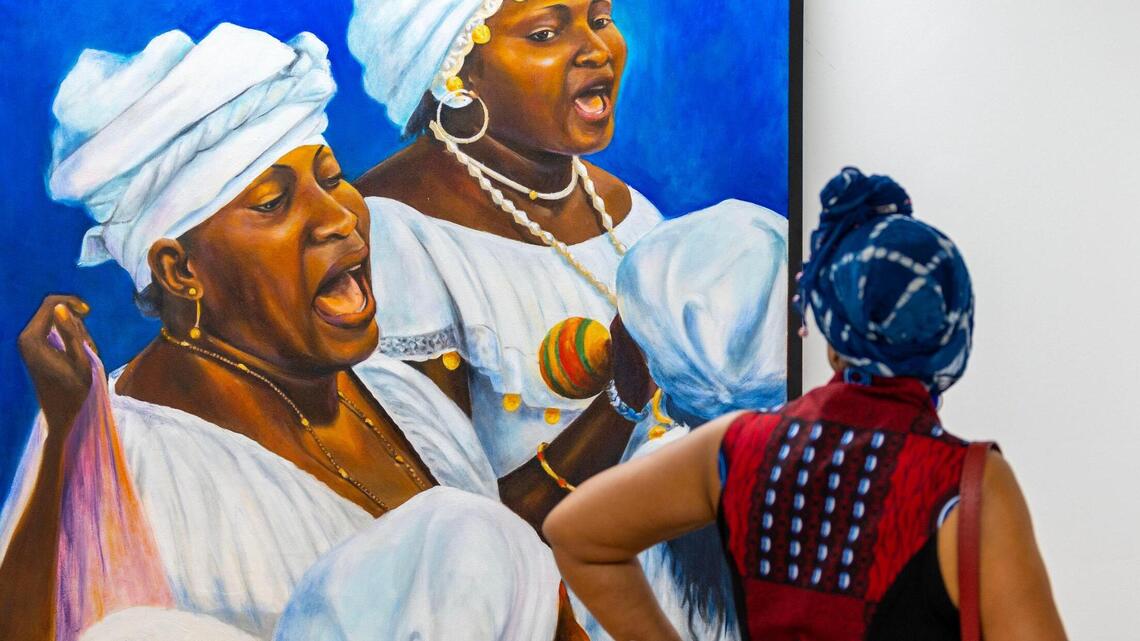 Premier artists from Africa and Haiti shine at exhibits in Opa-locka for Miami Art Week