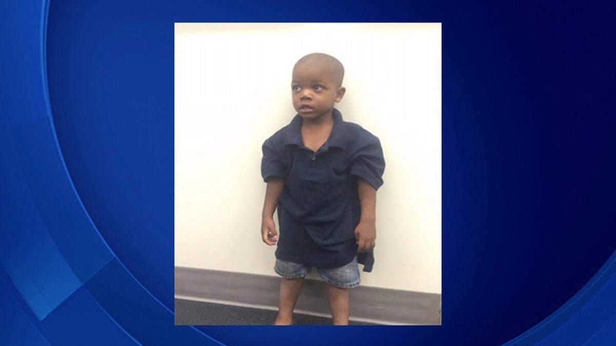 Derrick Bolton at age 3 when he was found by a neighbor in Brownsville.