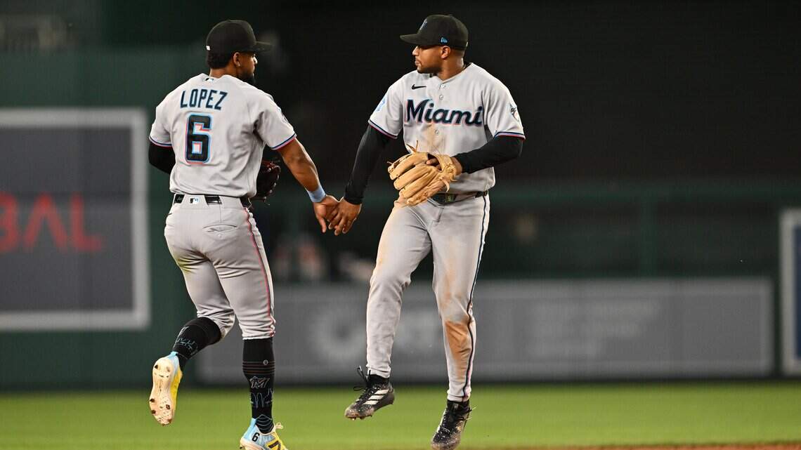 Marlins back up strong Alcantara start with three homers in win vs. Nationals